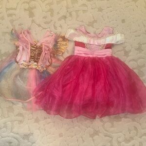 Pink and Gold Kids Princess Costume